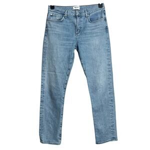 AGOLDE Toni Mid Rise Slim Straight Jeans Size 29 Light Blue Indigo Soft Stretch
